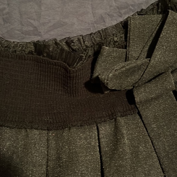 La Fee Maraboutee grey miniskirt with scalloped bottom, elastic waist size 40 - Picture 3 of 7